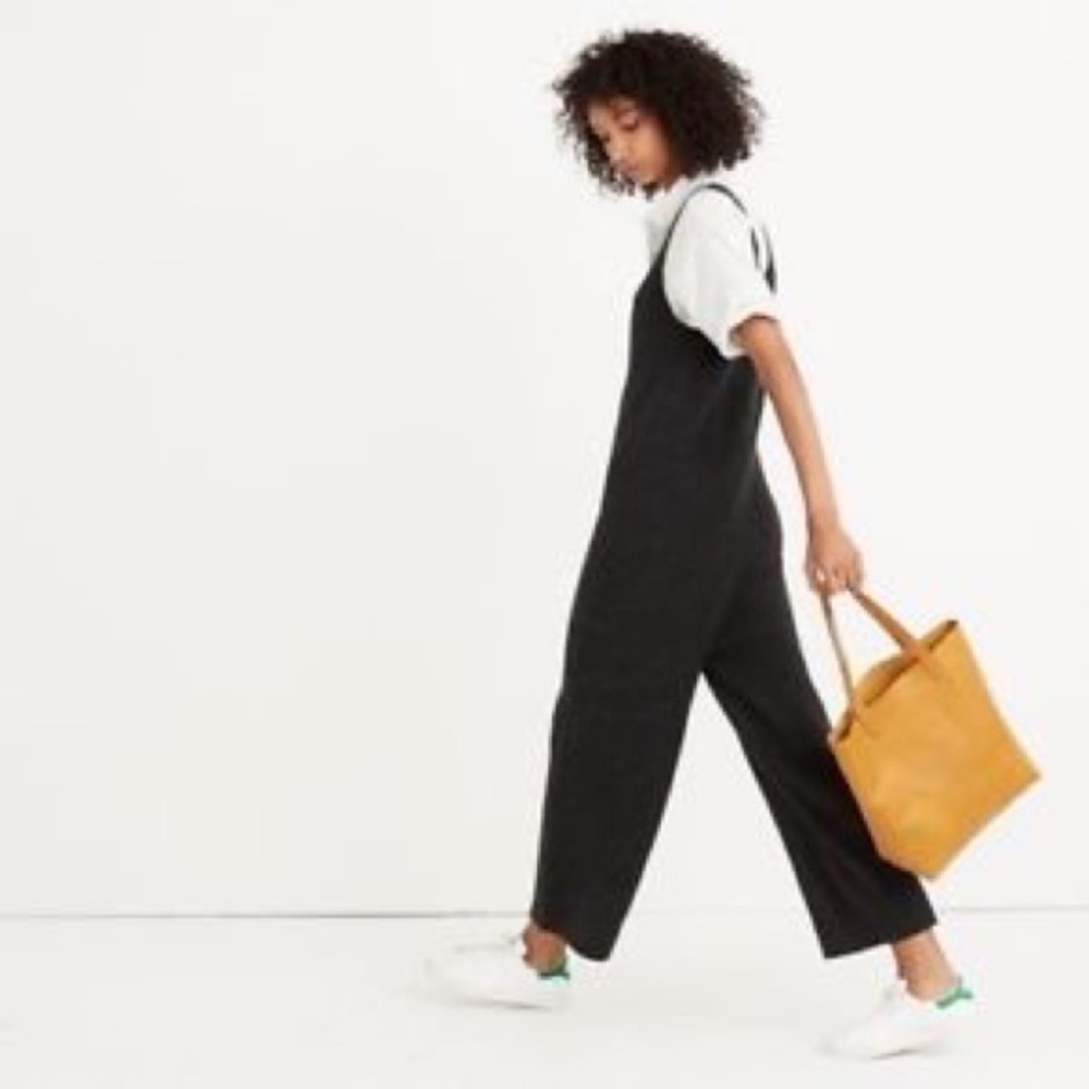 Madewell wool knit wide leg jumpsuit